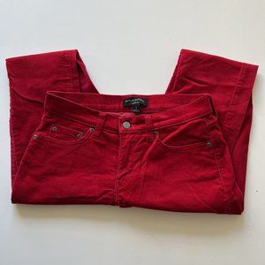 [Banana Republic] Red Velvet Pants
